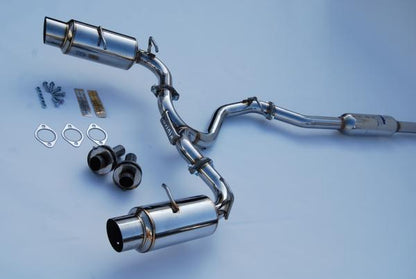 Invidia 12 Scion FRS/BRZ 60mm N1 Polish Tip Cat- Back Exhaust - Graveyard Performance