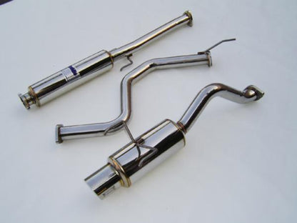 Invidia 92-95 Civic EF6 3DR 60mm (101mm tip) Cat-back Exhaust - Graveyard Performance