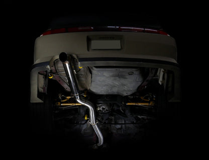 ISR Performance Series II - EP Single Tip Blast Pipe Exhaust Non Resonated- 95-98 Nissan 240sx (S14) - Graveyard Performance