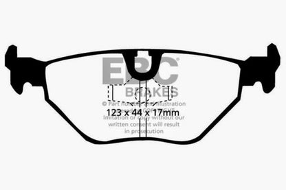 EBC 92-95 BMW M3 3.0 (E36) Bluestuff Rear Brake Pads - Graveyard Performance