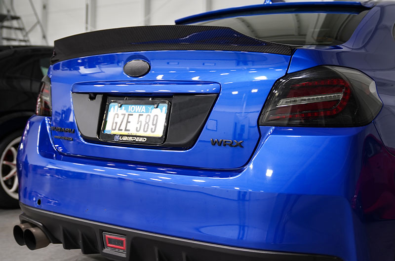 OLM RD2 Style Carbon Fiber Duckbill Spoiler - 2015-2021 WRX/STI - Graveyard Performance