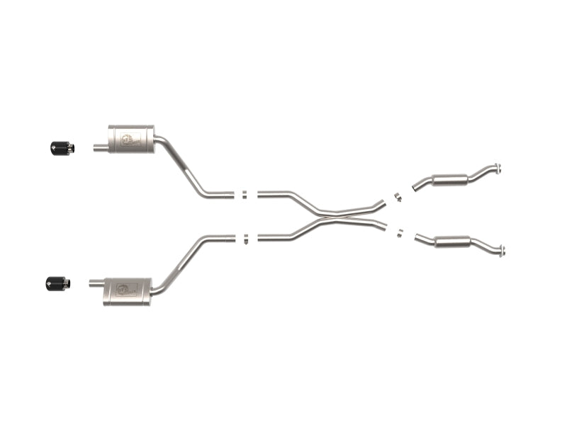 aFe 11-21 Dodge Durango V6-3.6L / V8-5.7L MACH Force-Xp 304 SS Cat-Back Exhaust System w/ Black Tip - Graveyard Performance
