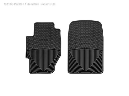 WeatherTech 03 Honda Civic Hybrid Front Rubber Mats - Black - Graveyard Performance