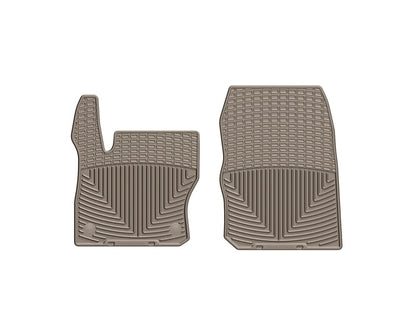 WeatherTech 12+ Ford Focus Front Rubber Mats - Tan - Graveyard Performance