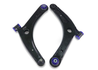 SuperPro 2008 Mitsubishi Lancer GTS Front Lower Control Arm Set w/ Bushings - Graveyard Performance
