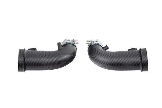 Corsa 24-25 Ford Mustang GT 5.0L Carbon Fiber Air Intake Ducts - Matte - Graveyard Performance