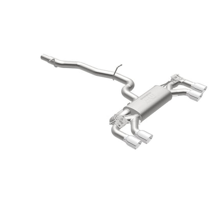 MagnaFlow Sys C/B 2015-2017 Volkswagen Golf R 3in Polished SS Quad Tip Split Rear Exit - Graveyard Performance