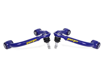 Superpro 2021+ Ford F150 Fixed Offset Front Upper Control Arm Set - Graveyard Performance