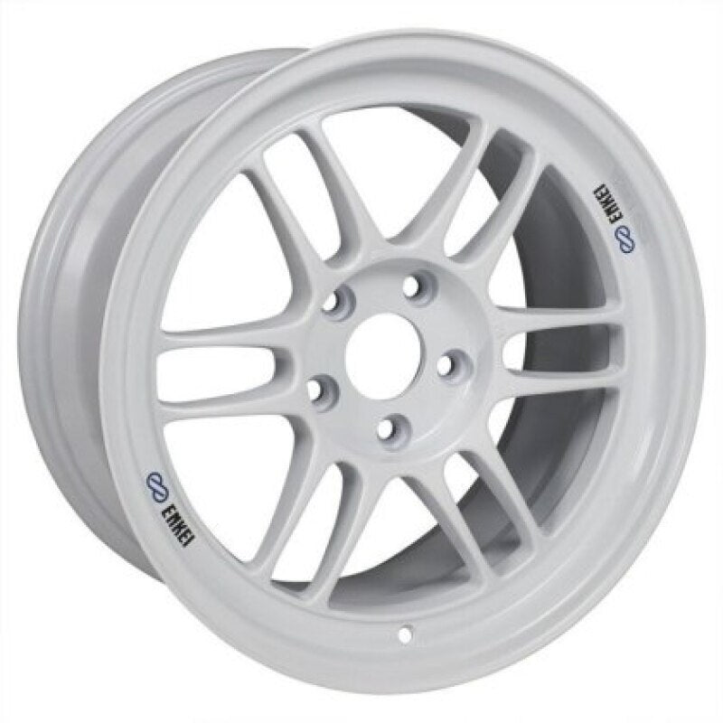 Enkei RPF1 18x9.5 5x100 38mm Offset 73mm Bore Vanquish White Wheel - Graveyard Performance