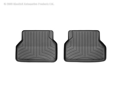 WeatherTech 04-10 BMW 5-Series (E60) Rear FloorLiner - Black - Graveyard Performance