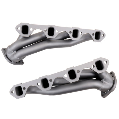 BBK 79-93 Mustang 5.0 Shorty Unequal Length Exhaust Headers - 1-5/8 Titanium Ceramic - Graveyard Performance