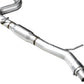 AWE MK8 Volkswagen Golf R 3in Track Edition Quad Exhaust - Chrome Silver Tips