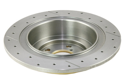 DBA 03-06 Subaru Baja Rear Street Series Drilled & Slotted Rotor w/Gold Hat - Graveyard Performance