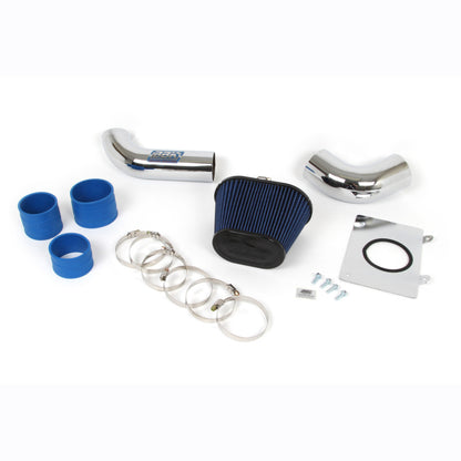 BBK 86-93 Mustang 5.0 Cold Air Intake Kit - Fenderwell Style - Chrome Finish - Graveyard Performance