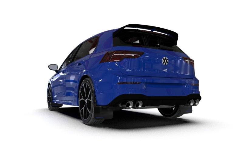 Rally Armor 22-25 VW MK8 Golf GTI/R Black UR Mud Flap w/Green Logo