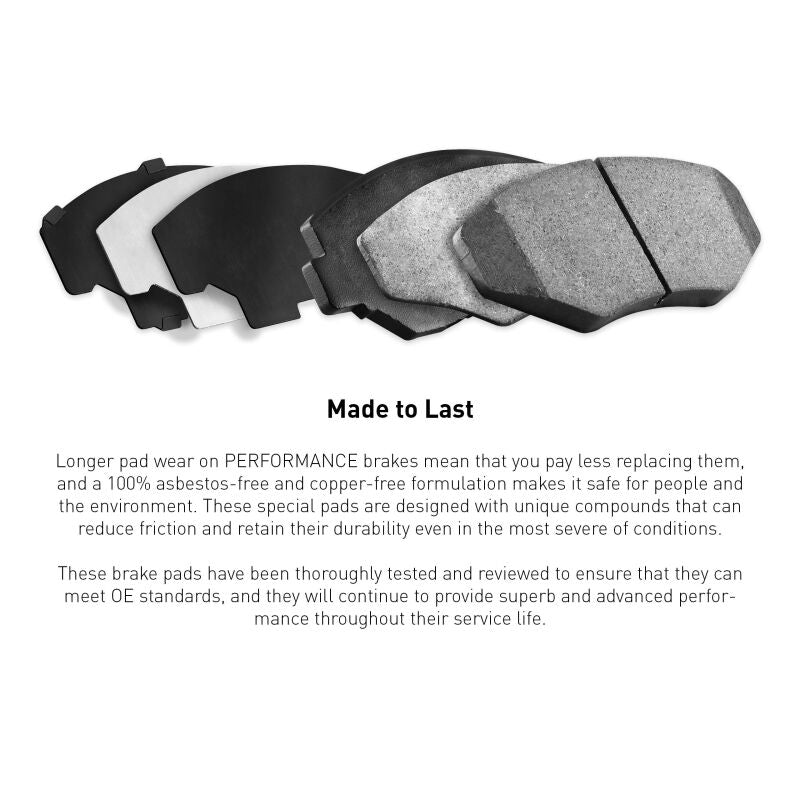 R1 91-05 Isuzu Oasis Front Performance Sport Brake Pads