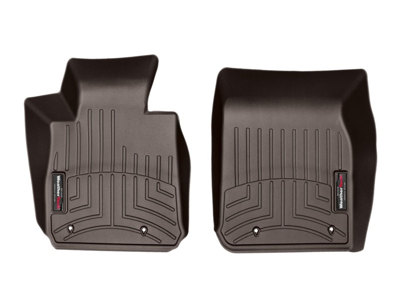 WeatherTech 2015+ BMW 2-Series Front FloorLiner - Cocoa - Graveyard Performance