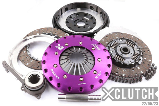 XClutch 08-09 Audi A3 Sportback 2.0L 9in Twin Sprung Organic Clutch Kit - Graveyard Performance
