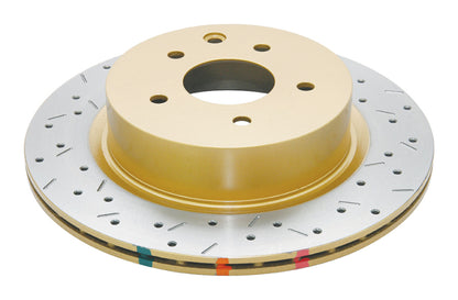 DBA 06-07 350Z / 05-07 G35 / 06-07 G35X Rear Drilled & Slotted 4000 Series Rotor - Graveyard Performance