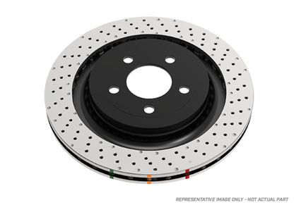 DBA 11-13 BMW 1 Series M Rear 4000 Series Drilled Rotors - Graveyard Performance