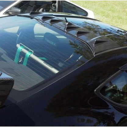 BLOX Racing 13-14 Scion/Subaru FR-S/BRZ Vortex Generator Fins for OEM Mast - ABS Black - Graveyard Performance