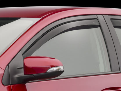 WeatherTech 22-25 Honda Civic Sedan (Incl. SI) / 23-25 Type R F&R Side Window Deflectors - Dark Tint - Graveyard Performance
