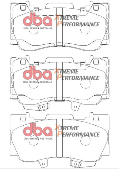 DBA 15-19 Ford Mustang GT (w/o Performance Pkg/352mm Front Rotor) XP Performance Front Brake Pads - Graveyard Performance