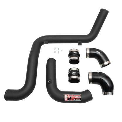 Injen 13-18 Ford Focus ST L4 2.0L Turbo SES Intercooler Pipes Wrinkle Red - Graveyard Performance