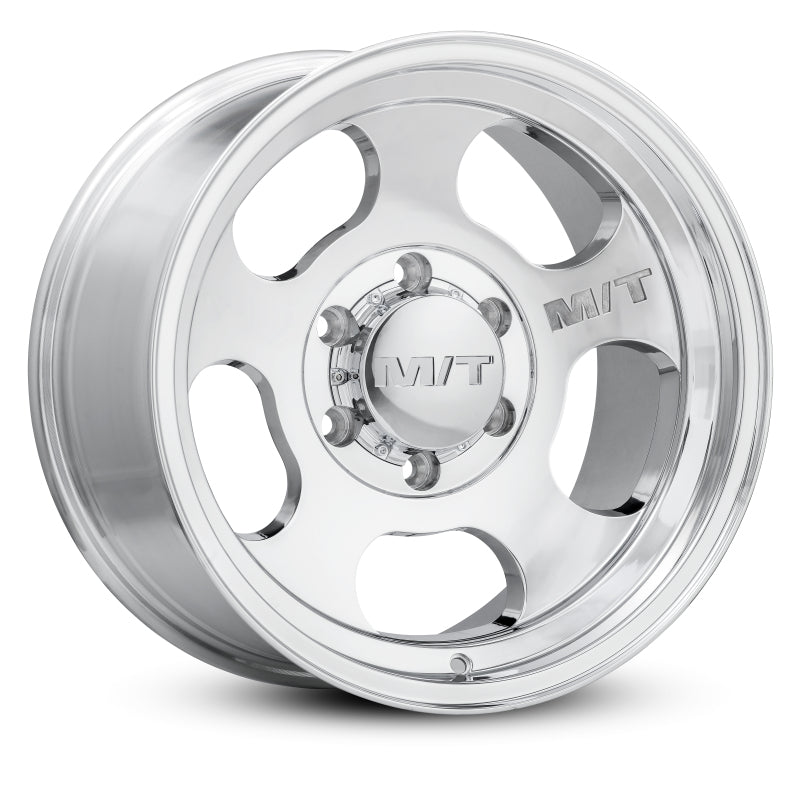 Mickey Thompson Canyon Polished Wheel - 17X9 8X6.5 BP 5in BS 0 Offset 125.2mm Bore - 274640 - Graveyard Performance