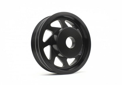 PERRIN 93-14 Subaru Impreza (Incl. 02-14 WRX) / 04-21 STI Lightened Crank Pulley - Black - Graveyard Performance