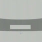 A grayscale image showing a curved, rectangular cutout in the center of a larger curved shape, reminiscent of the aerodynamic design elements you might find in the Miata Medium Downforce Kit '90-05 NA/NB by 9livesracing.