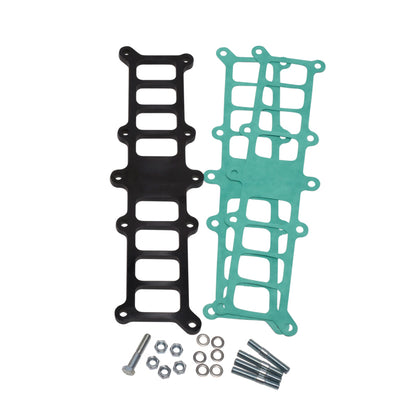 BBK 86-95 Mustang 5.0 Phenolic Manifold Spacer Kit Edelbrock Performer 3/8 - Graveyard Performance