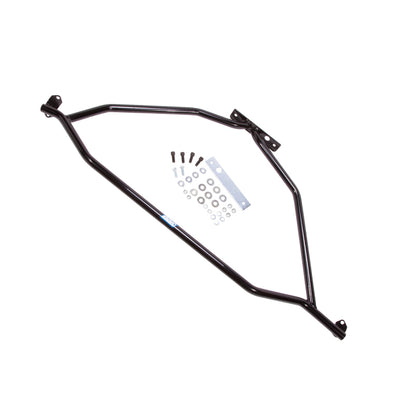BBK 86-93 Mustang 5.0 Tubular Strut Tower Brace - Black Powdercoat Finish - Graveyard Performance