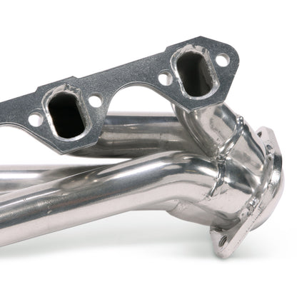 BBK 79-93 Mustang 5.0 Shorty Unequal Length Exhaust Headers - 1-5/8 Silver Ceramic - Graveyard Performance