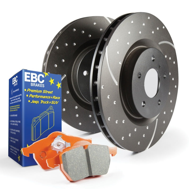 EBC S8 Brake Pad and Rotor Kit - Graveyard Performance