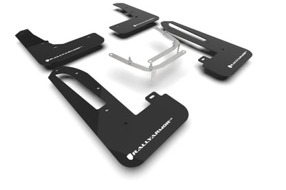 Rally Armor 23-26 Honda Civic Type R Black Mud Flap White Logo - Graveyard Performance