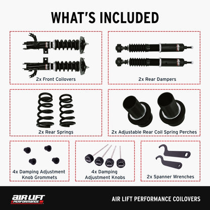 Air Lift Performance 18-24 Toyota Camry 2.5L (XV70 Platform) Coilover Kit - Graveyard Performance