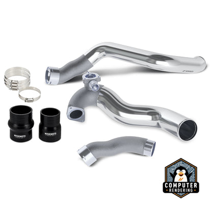 Mishimoto 2024+ Ford Mustang EcoBoost Charge Pipes - Polished - Graveyard Performance