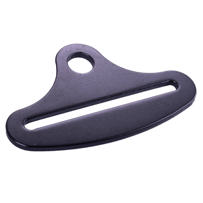 RaceQuip Long Reach Bolt On End Seat Belt Mounting Hardware / Fits 3 In. Belts / Forged Steel- Blk - Graveyard Performance
