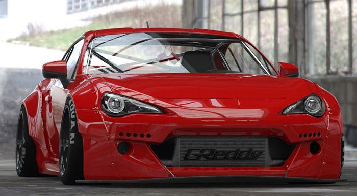 GReddy 13+ Scion FR-S Version 2 Greddy X Rocket Bunny 86 Aero Front Bumper Only - Graveyard Performance