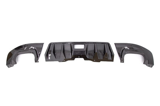 OLM LE Dry Carbon Fiber Rear Diffuser - 2015-2021 Subaru WRX / STI
