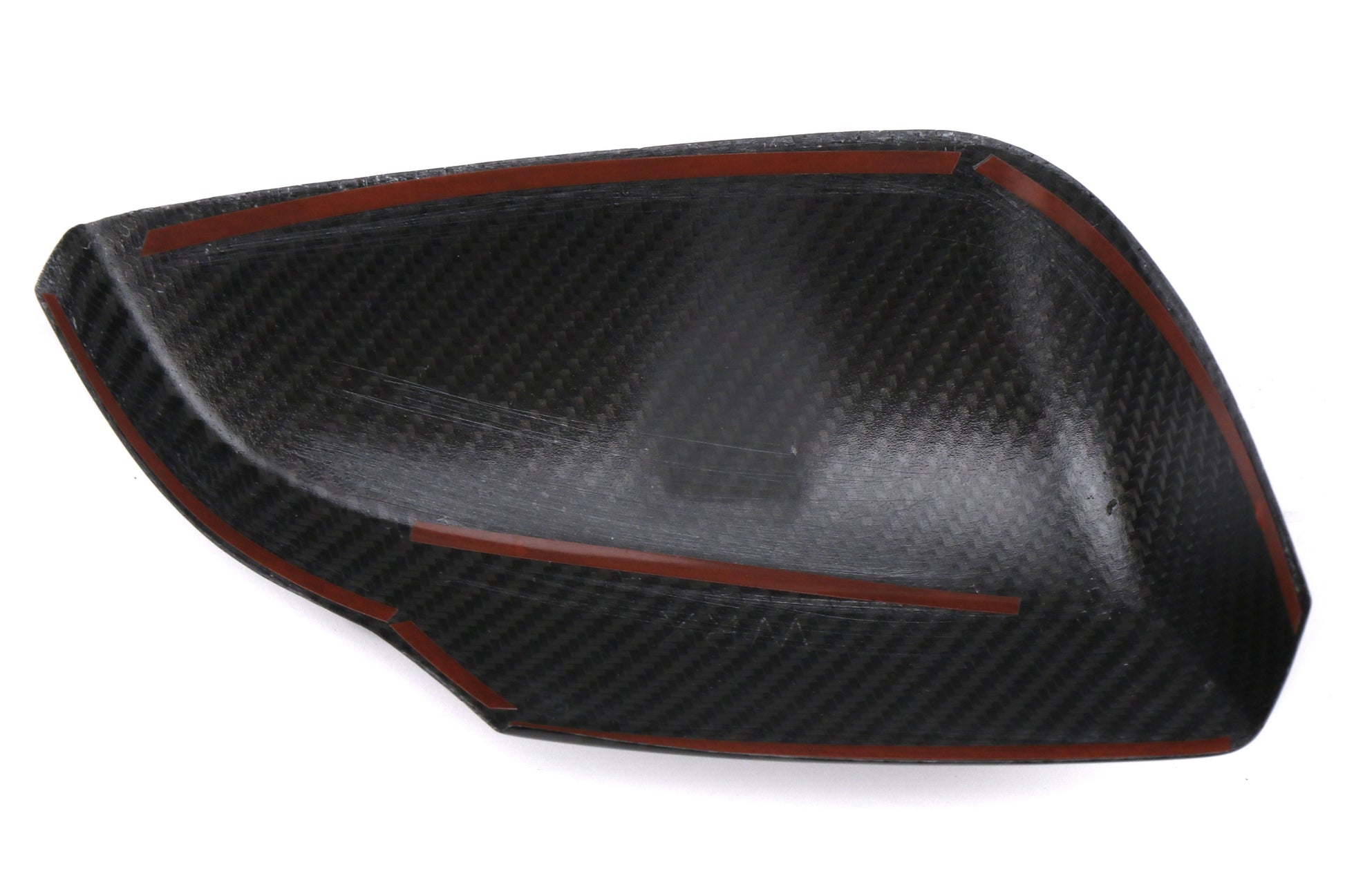 OLM Dry Carbon Fiber Mirror Covers (with Turn Signal Hole) - Gloss Carbon Fiber - 2015-2021 Subaru WRX / STI (With Turn Signal Holes) - Graveyard Performance
