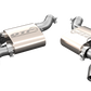 QTP 16-18 Chevrolet Camaro SS 6.2L 304SS Screamer Axle Back Exhaust w/4in Quad Tips