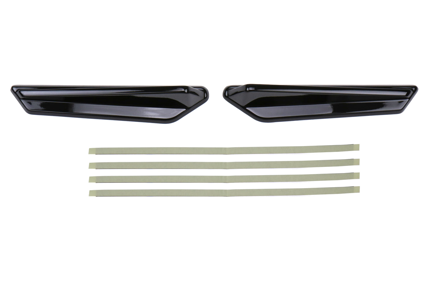 OLM Gloss Black JDM Style Canards - 2015-2021 Subaru WRX / STI - Graveyard Performance
