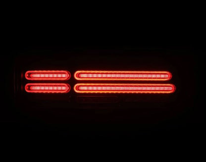 AlphaRex 23-25 Nissan Z Nova-Series Quad-Loop Style Prismatic LED Tail Lights - Black