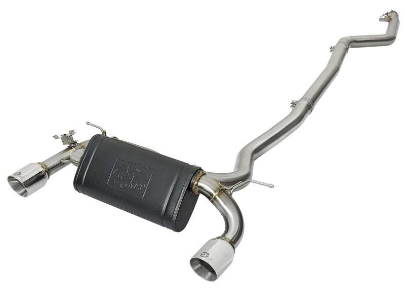 afe POWER MACH Force-Xp 16-17 BMW 340i/340ix/ 3.0L 304 SS Cat-Back Exhaust System - Graveyard Performance