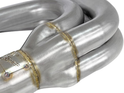 aFe 12-17 Toyota 86 / FRS / BRZ Twisted Steel 304 Stainless Steel Long Tube Header w/ Cat - Graveyard Performance
