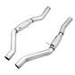 AWE Tuning 2019+ BMW M340i (G20) Resonated Touring Edition Exhaust - Quad Chrome Silver Tips
