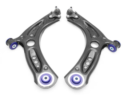 SuperPro 2015 Audi A3 Quattro Premium Front Lower Control Arm Set w/ Bushings - Graveyard Performance
