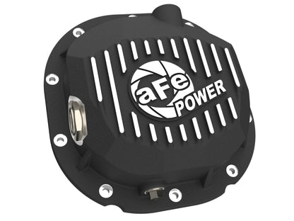 aFe 90-14 Ford F-150 Rear Differential Cover - Black w/ Machined Fins - Graveyard Performance